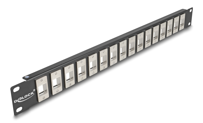 DELOCK Keystone patch panel 66758, 19