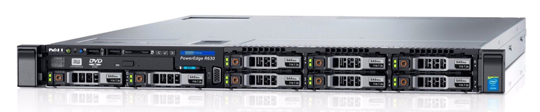 DELL used Server R630, 2x E5-2680 v3, 32GB, H330 mini, 2x 750W, 8x 2.5