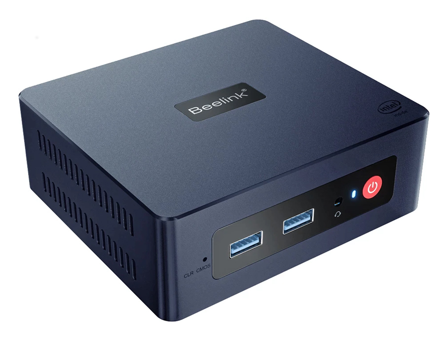 BEELINK mini PC Mini S, Intel CPU N5095, 8GB, 256GB SSD, Windows 11 Pro