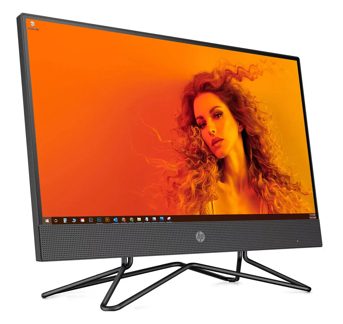HP PC 200 G4 22 All-in-One, Refurbished Grade A, i3-10110U, 16/256GB M.2, 21.5