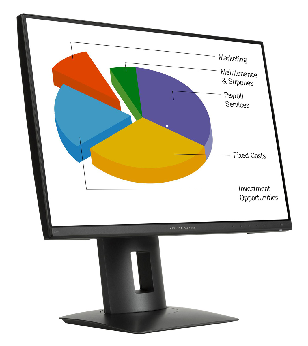 HP used οθόνη LP2465 LCD, 24