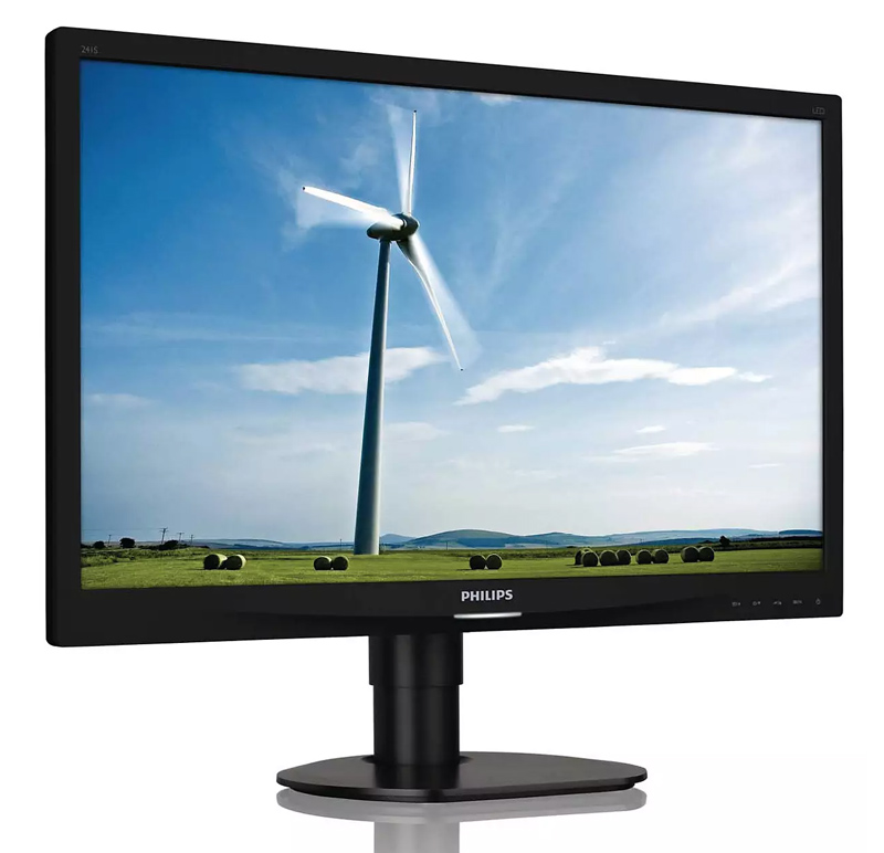 SAMSUNG used οθόνη S24A450BW LΕD, 24