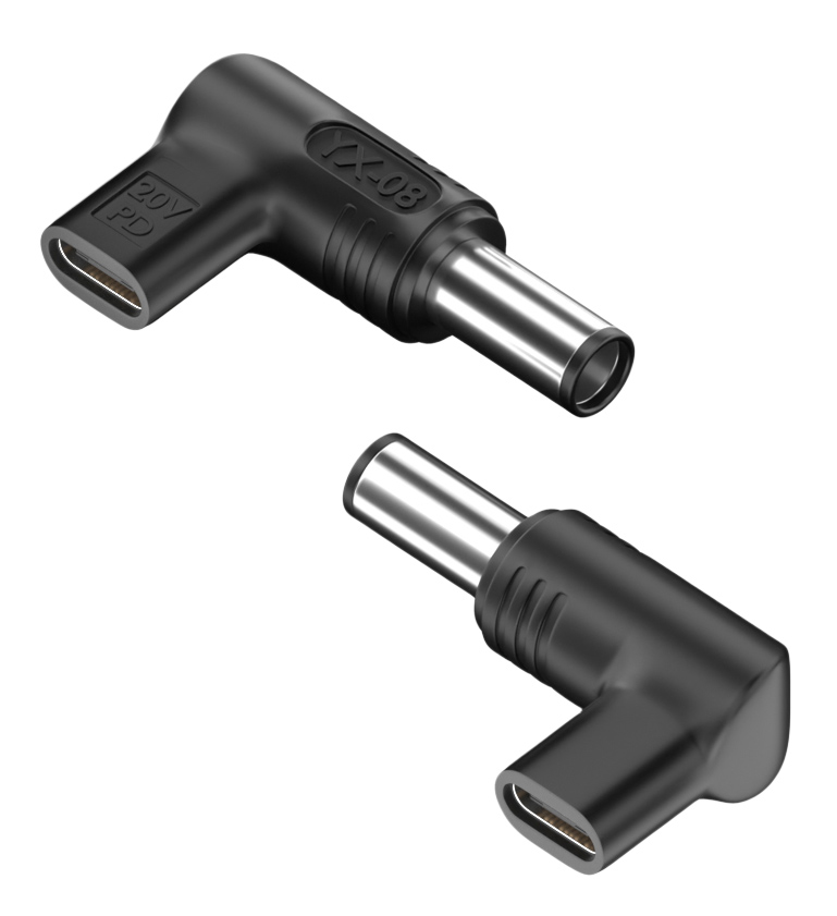 POWERTECH αντάπτορας τροφοδοσίας laptop YX-01, USB-C σε Samsung 3x1.1mm, μαύρος