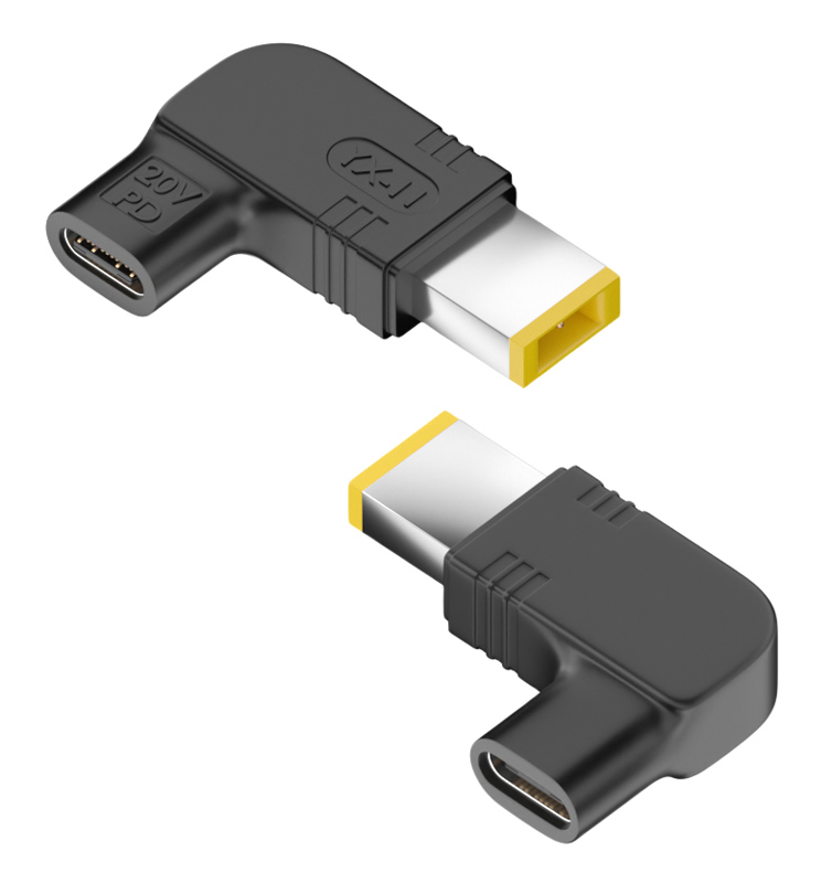 POWERTECH αντάπτορας τροφοδοσίας laptop YX-04, USB-C σε HP 4.8x1.7mm, μαύρος