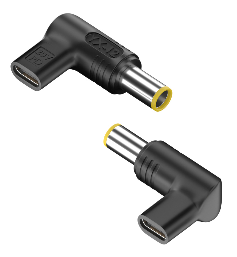 POWERTECH αντάπτορας τροφοδοσίας laptop YX-06, USB-C σε Acer 5.5x2.5mm, μαύρος