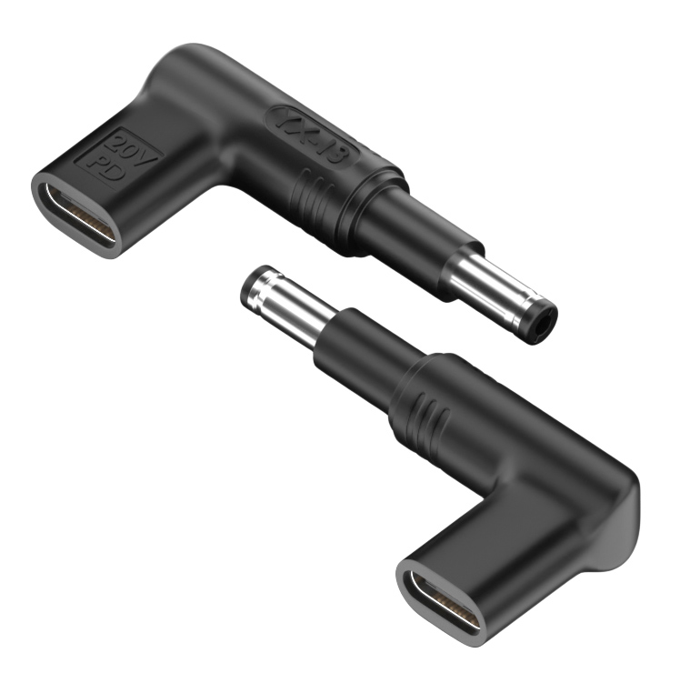 POWERTECH αντάπτορας τροφοδοσίας laptop YX-07, USB-C σε HP 7.4x5mm, μαύρος