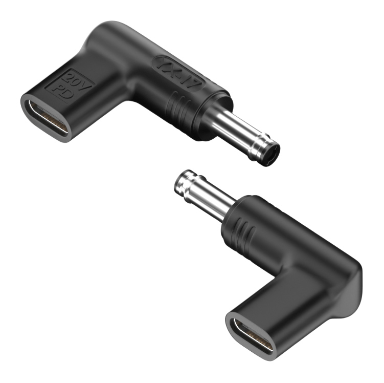 POWERTECH αντάπτορας τροφοδοσίας laptop YX-11, USB-C σε Lenovo 11x4.5mm, μαύρος