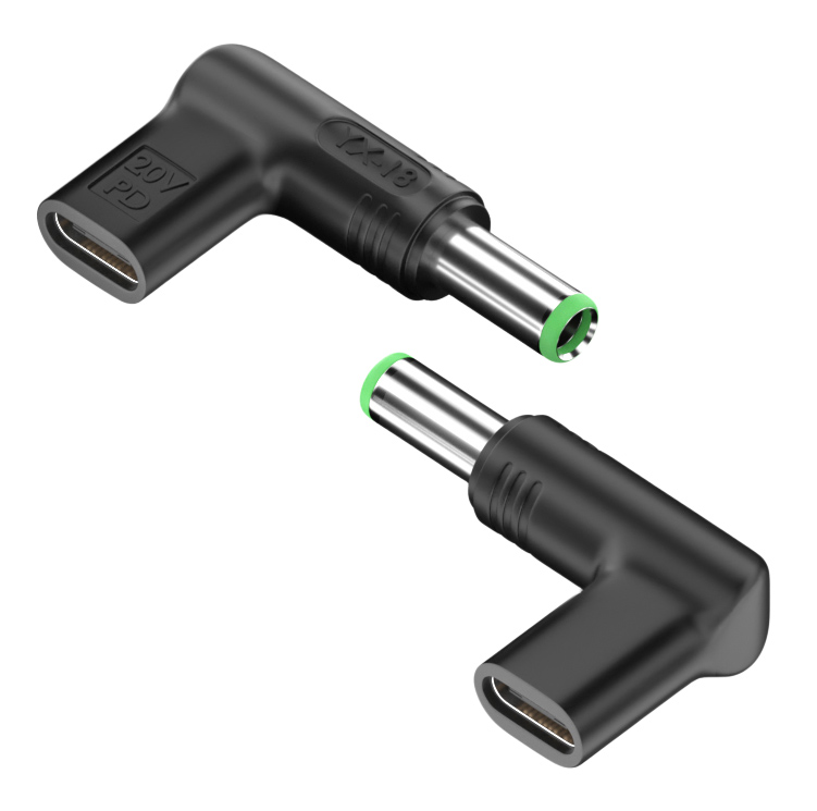 POWERTECH αντάπτορας τροφοδοσίας laptop YX-12, USB-C σε Lenovo/IBM 7.9x5.5mm, μαύρος