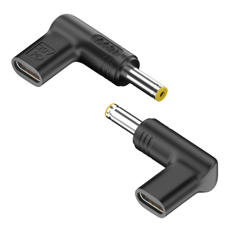 POWERTECH αντάπτορας τροφοδοσίας laptop YX-15, USB-C σε Asus 4x1.35mm, μαύρος