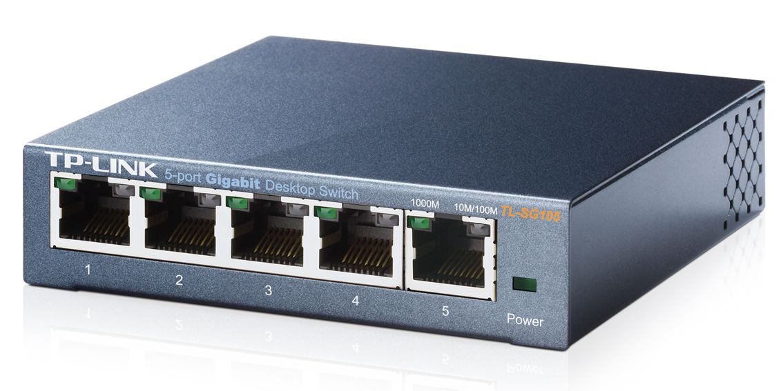 TP-LINK Gigabit Switch TL-SG105, 5 θύρες, V9.0