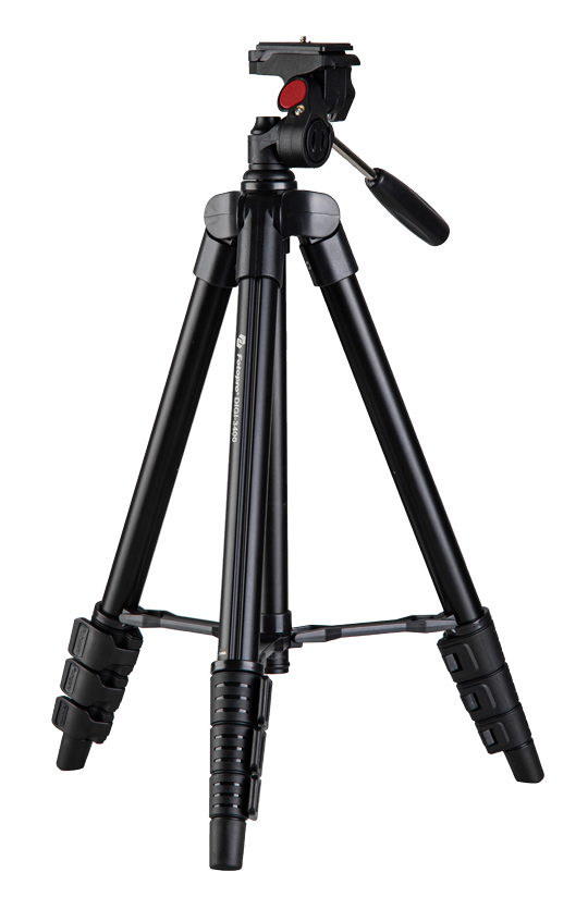 FOTOPRO τρίποδο φωτογράφισης DIGI-3400, πτυσσόμενο έως 121cm, έως 2kg, μαύρο