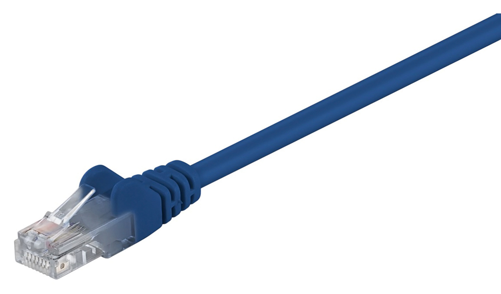 GΟOBAY καλώδιο δικτύου 68375, CAT 5e U/UTP, CCA, PVC, 5m, μπλε