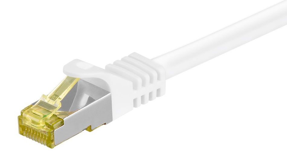 GOOBAY καλώδιο δικτύου 91094, CAT 7 S/FTP, copper, 500MHz, 3m, λευκό
