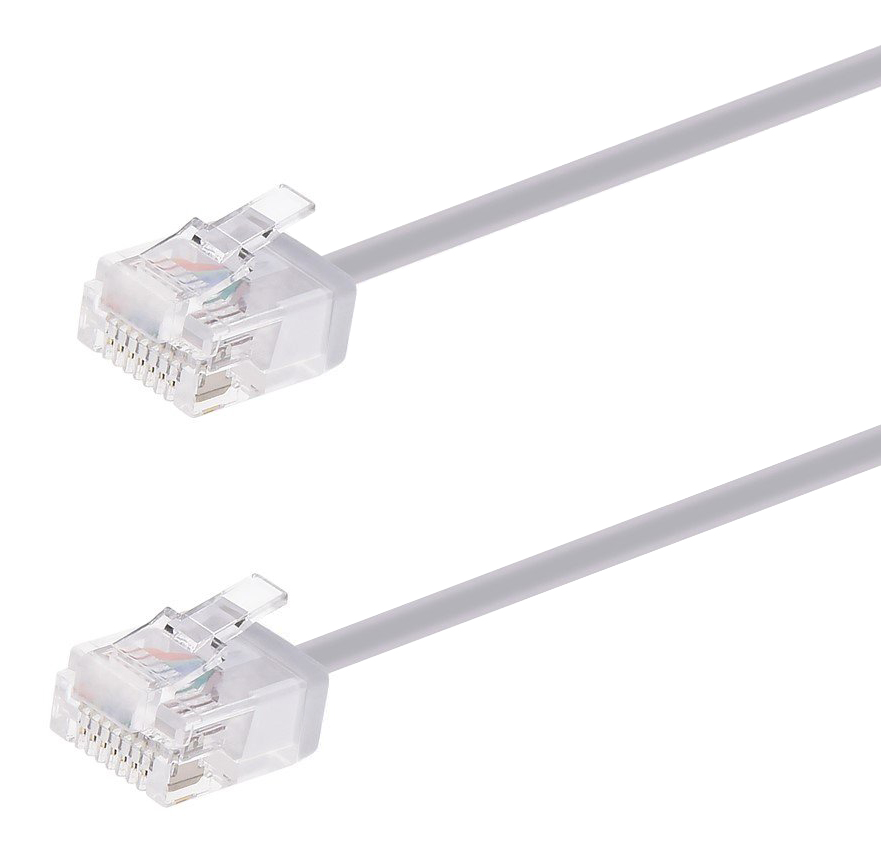 POWERTECH καλώδιο δικτύου CAB-N441, Cat 6A U/UTP, ultra slim, copper, 500MHz, 2m, γκρι