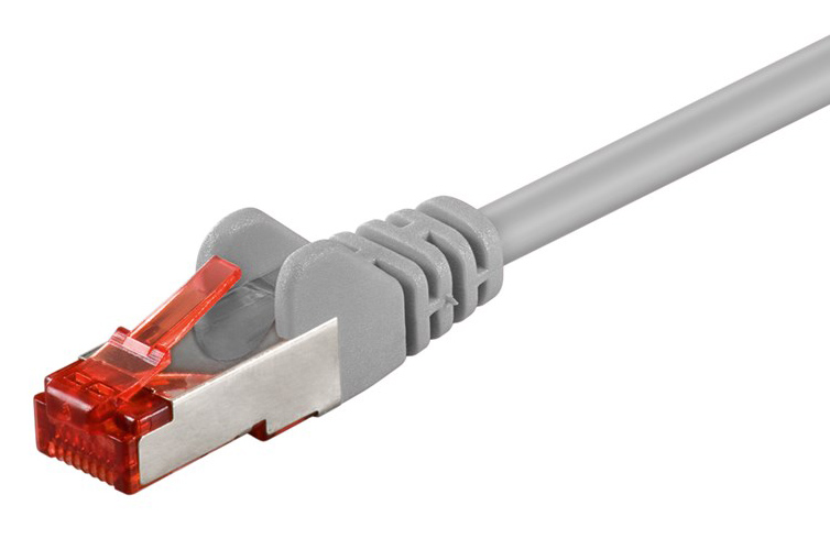 GOOBAY καλώδιο δικτύου 50887, CAT 6 S/FTP, copper, 250MHz, 2m, γκρι
