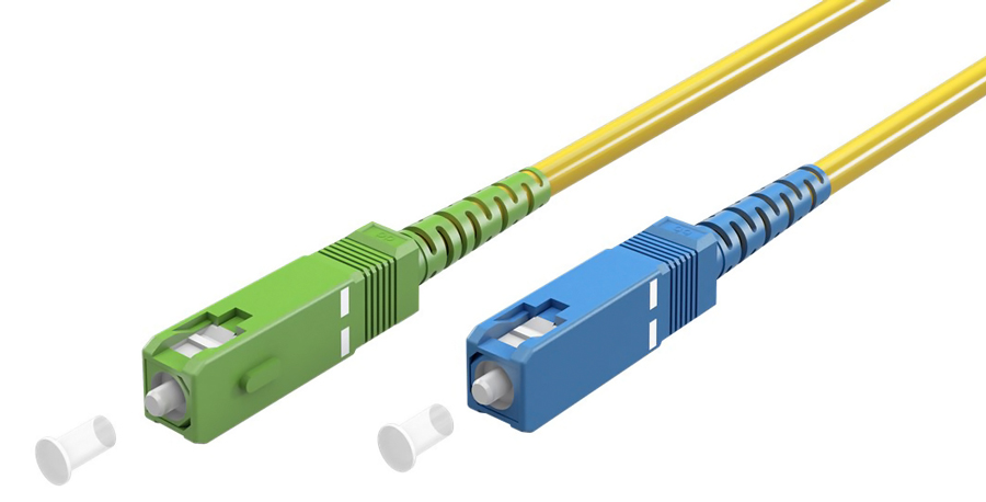 GOOBAY καλώδιο οπτικής ίνας SC-APC 59660, Singlemode OS2, 3m, κίτρινο