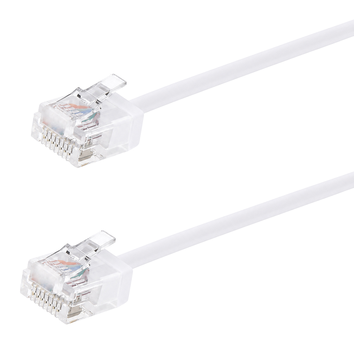 POWERTECH καλώδιο δικτύου CAB-N471, Cat 6A U/UTP, ultra slim, copper, 500MHz, 1.5m, λευκό