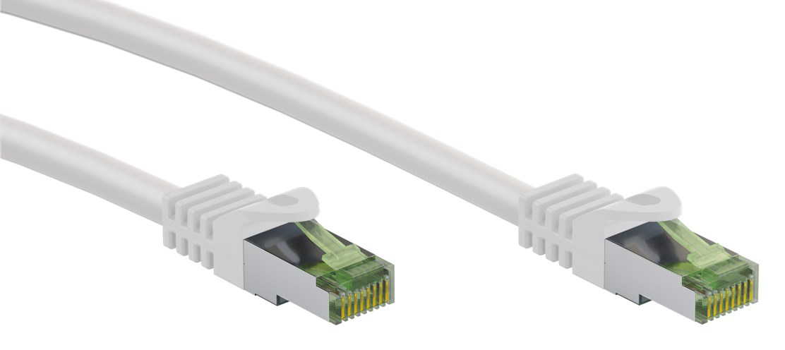 GOOBAY καλώδιο δικτύου 61106, CAT 8.1 S/FTP, copper, GHMT, 3m, λευκό