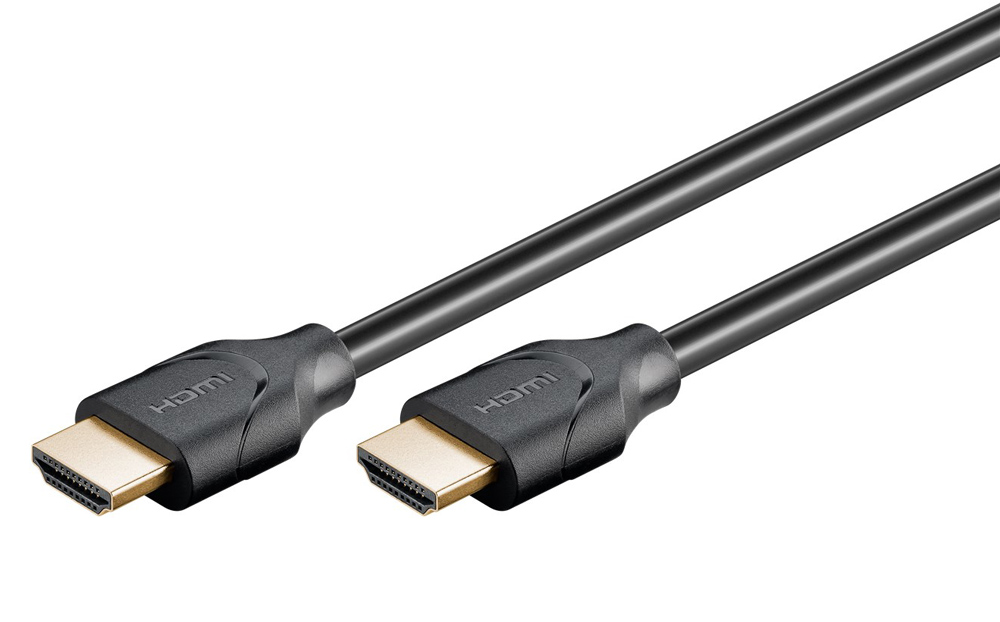 GOOBAY καλώδιο HDMI 2.1 61642, Ethernet, ARC, 8K/60Hz 48 Gbps, 5m, μαύρο