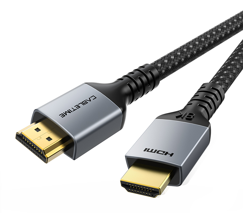 CABLETIME καλώδιο HDMI 2.1 CT-HD8K, 8K/60Hz, 48Gbps, 28AWG, 2m, μαύρο