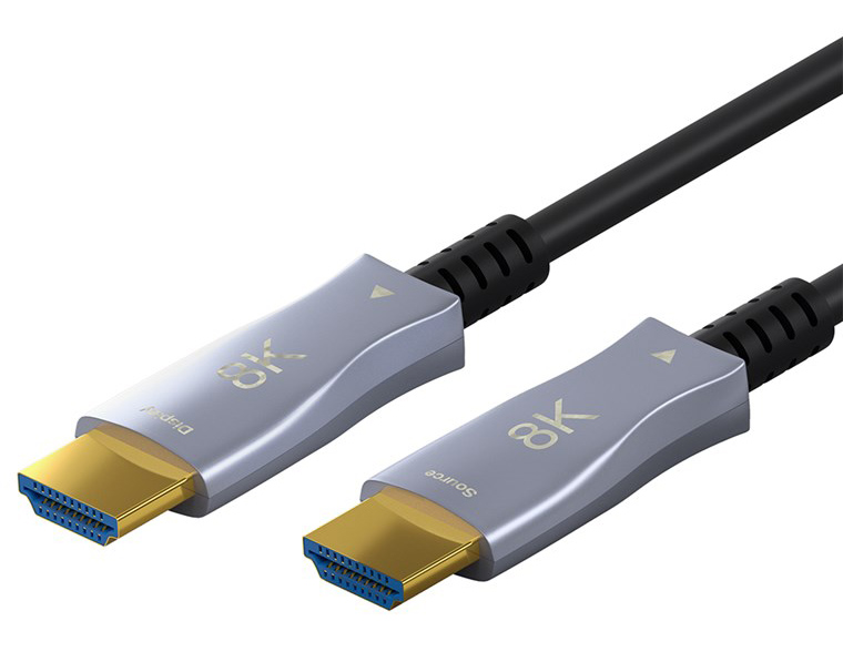 GOOBAY καλώδιο HDMI 2.1 65560 με Ethernet, AOC, 8K/60Hz, 48 Gbps, 30m, μαύρο