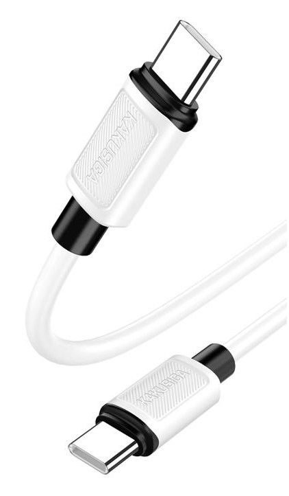 KAKUSIGA καλώδιο USB-C σε USB KSC-998, σιλικόνης, 5A, 480Mbps, 1m, λευκό