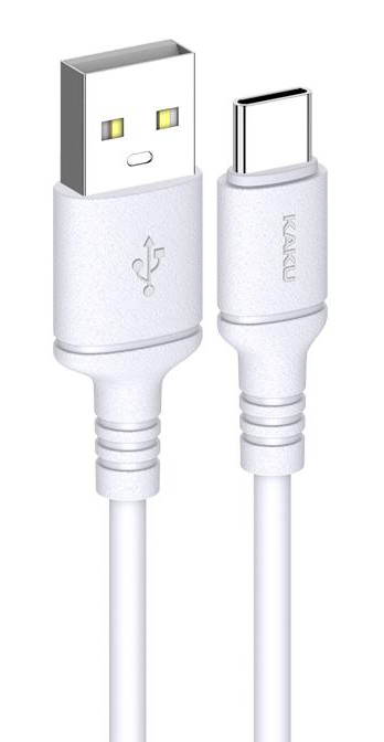 KAKUSIGA καλώδιο Lightning σε USB-C KSC-998, σιλικόνης, 30W, 480Mbps, 1m, λευκό