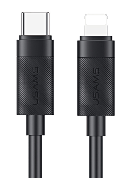 USAMS καλώδιο USB-C SJ780, 60W, 480Mbps, 1m, μαύρο