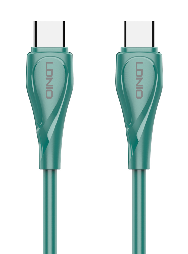 LDNIO καλώδιο USB-C σε USB-C LC601C, 100W PD, 1m, γκρι