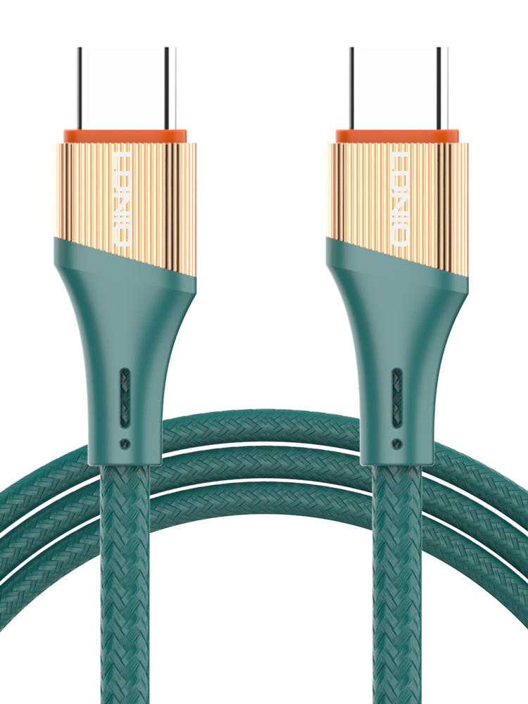 LDNIO καλώδιο USB-C σε USB-C LC611C, 65W PD, 1m, λευκό