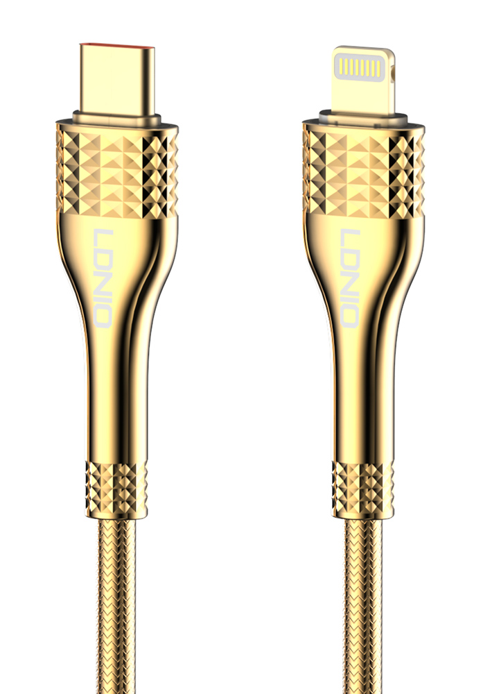 LDNIO καλώδιο USB-C σε USB-C LC631C, 65W PD, 1m, πράσινο