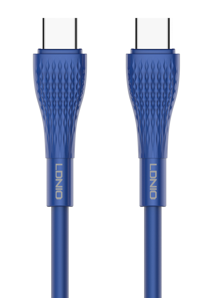 LDNIO καλώδιο USB-C σε USB-C LC651C, 65W, 1m, χρυσό