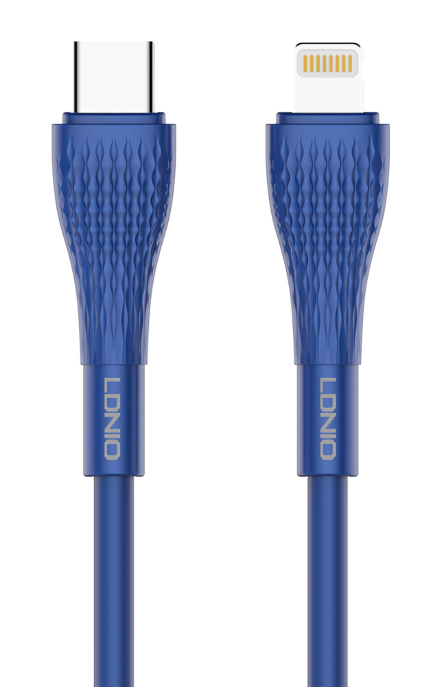 LDNIO καλώδιο USB-C σε USB-C LC651C, 65W, 1m, γκρι