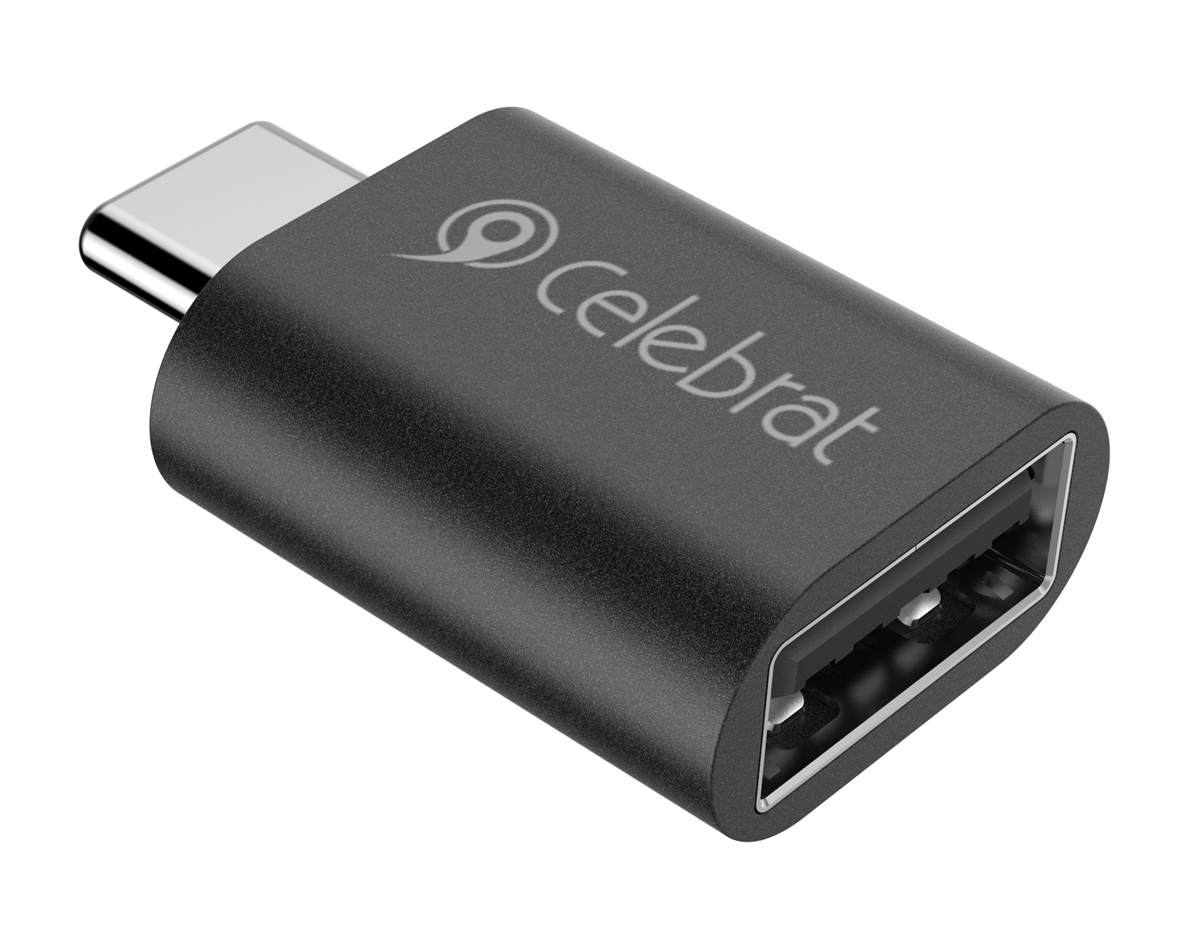CELEBRAT αντάπτορας Lightning σε USB-C CA-03, 2A, 480Mbps, μαύρος