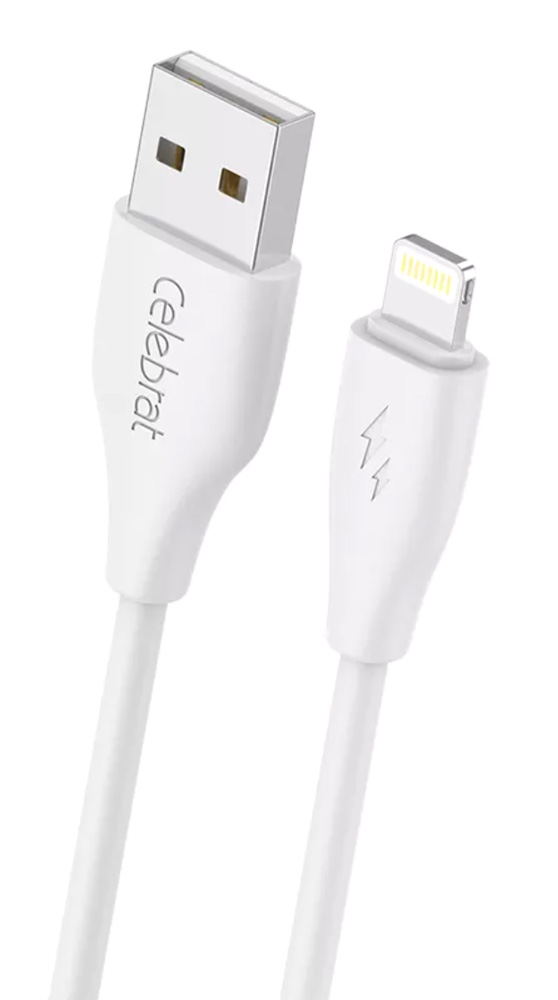CELEBRAT καλώδιο Lightning σε USB CB-31, 3A, 480Mbps, 1m, μαύρο