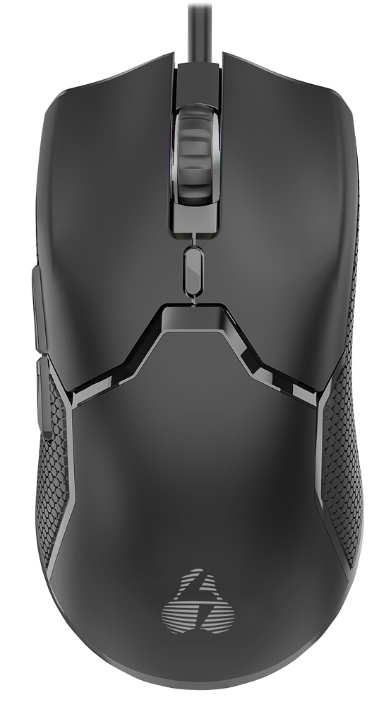 POWERTECH ασύρματο ποντίκι PT-1288, USB δέκτης, έως 1600DPI, 400mAh, μαύρο