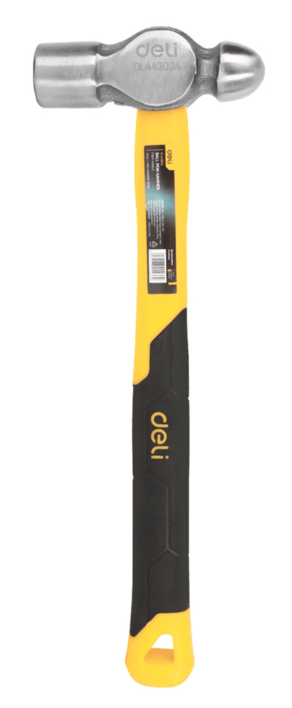 DELI σφυρί μπάλας DL443024 με αντιολισθητική Fiberglass λαβή, 680gr, 345mm
