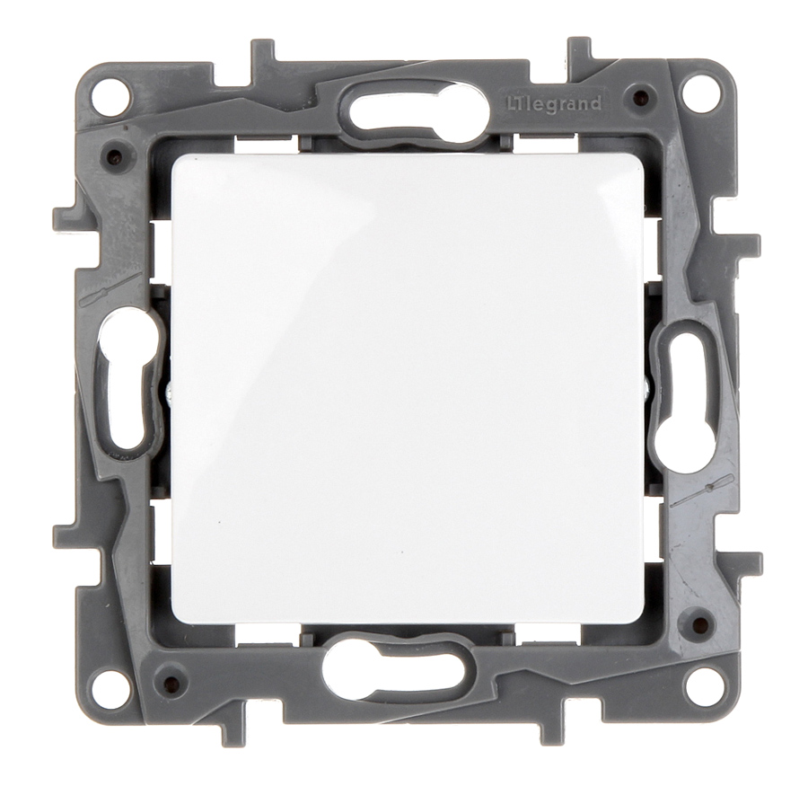 LEGRAND διακόπτης 764500, μονός, λευκός