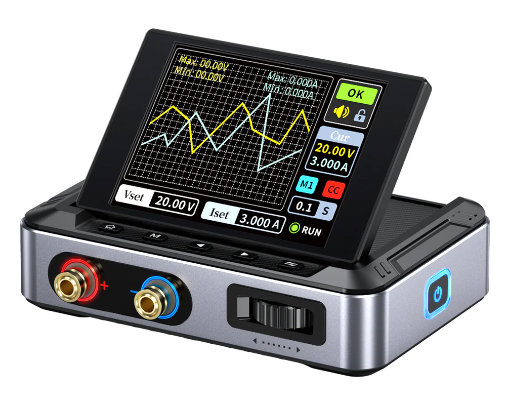 FNIRSI 3 σε 1 παλμογράφος/πολύμετρο/signal generator χειρός 2C53T, επαναφορτιζόμενο