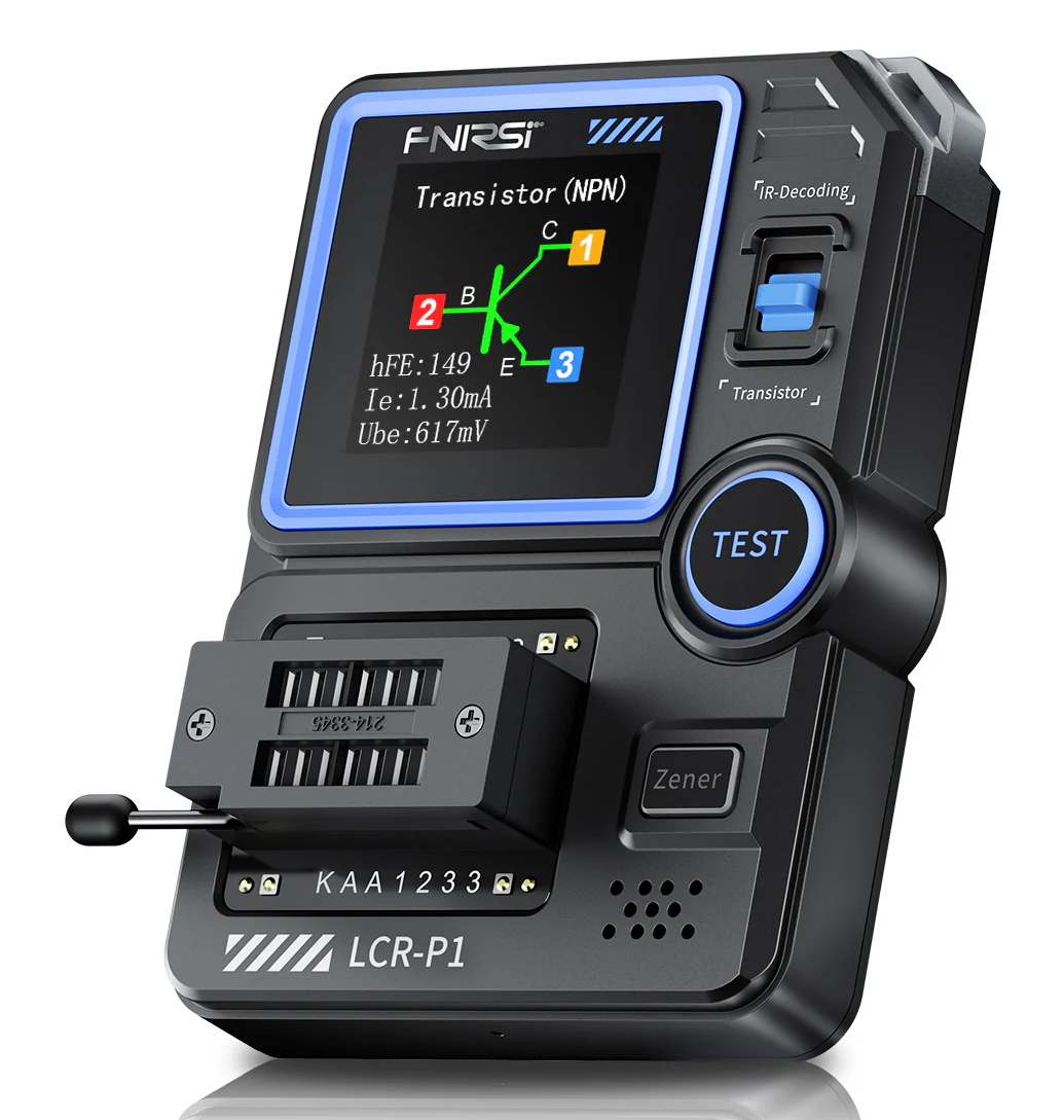 FNIRSI ψηφιακό πολύμετρο S1, 1000V AC/DC, NCV, RMS, επαναφορτιζόμενο
