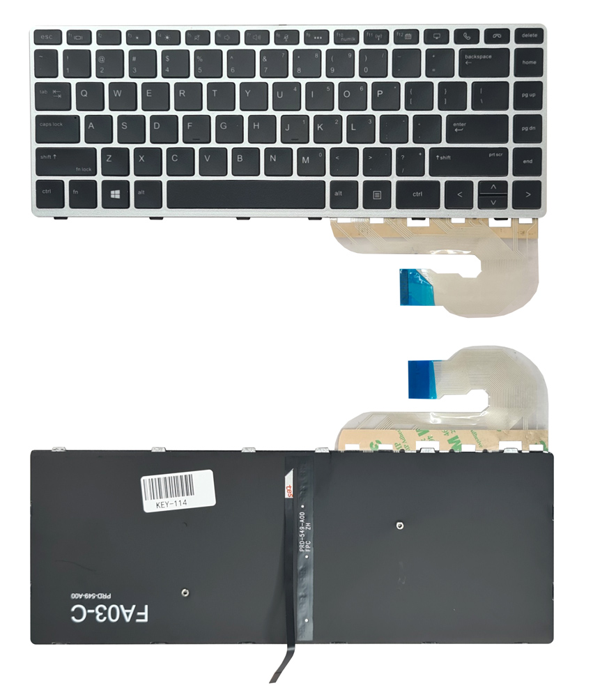 Πληκτρολόγιο για Dell Latitude 5490/5470/5480 KEY-109, backlight, μαύρο
