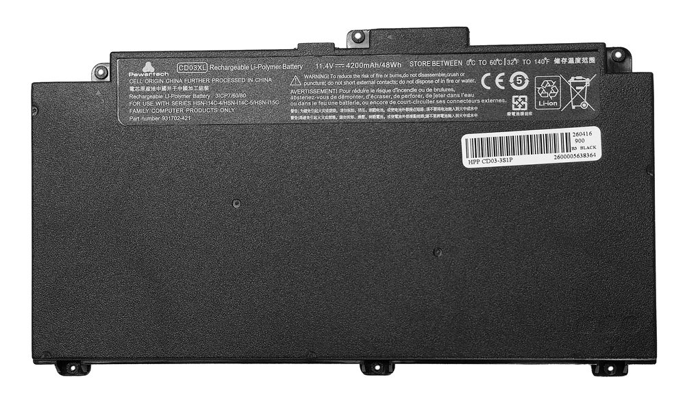 POWERTECH συμβατή μπαταρία CD03-3S1P για HP ProBook 640/645/650 G4