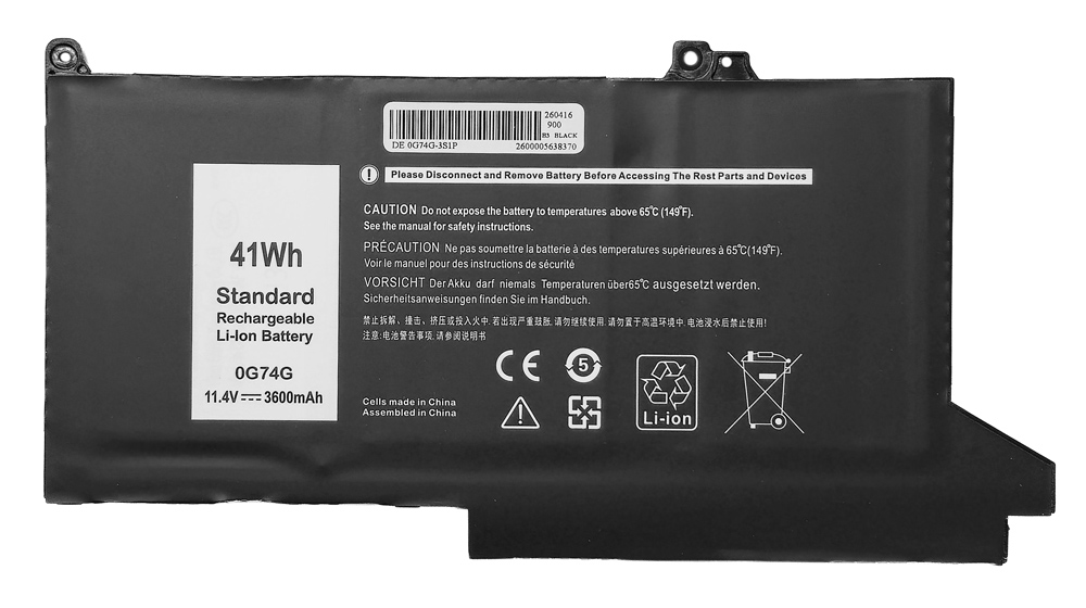 POWERTECH συμβατή μπαταρία 0G74G-3S1P για DELL Latitude 5300/7300/7400
