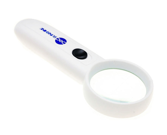 SUNSHINE μεγεθυντικός φακός χειρός MG6B-3 με φωτισμό LED, Φ50mm, 5x