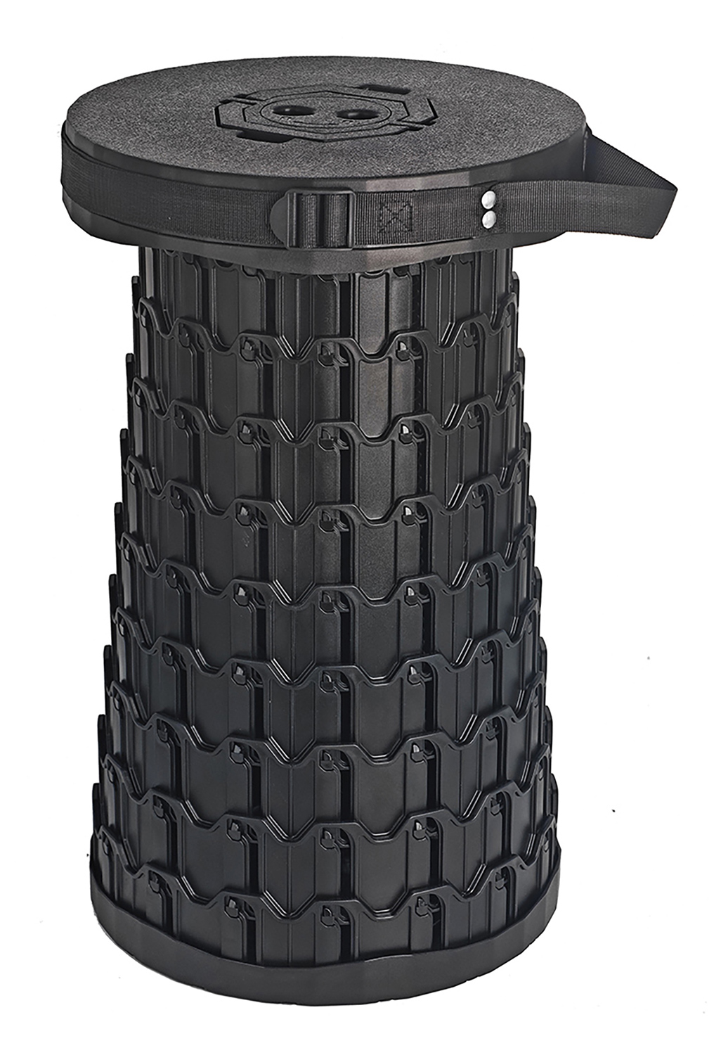 HOME USE πτυσσόμενο καρεκλάκι HUH-0269, αντοχή έως 200kg, 30x50cm, μαύρο