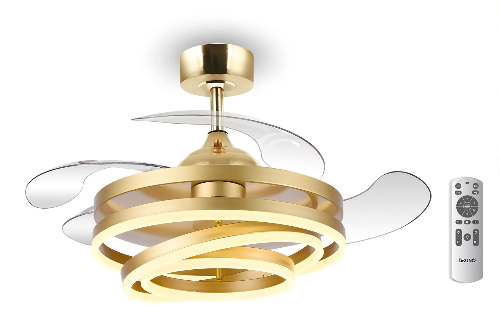 BRUNO ανεμιστήρας οροφής με LED φως BRN-0225, AC 122W, 42