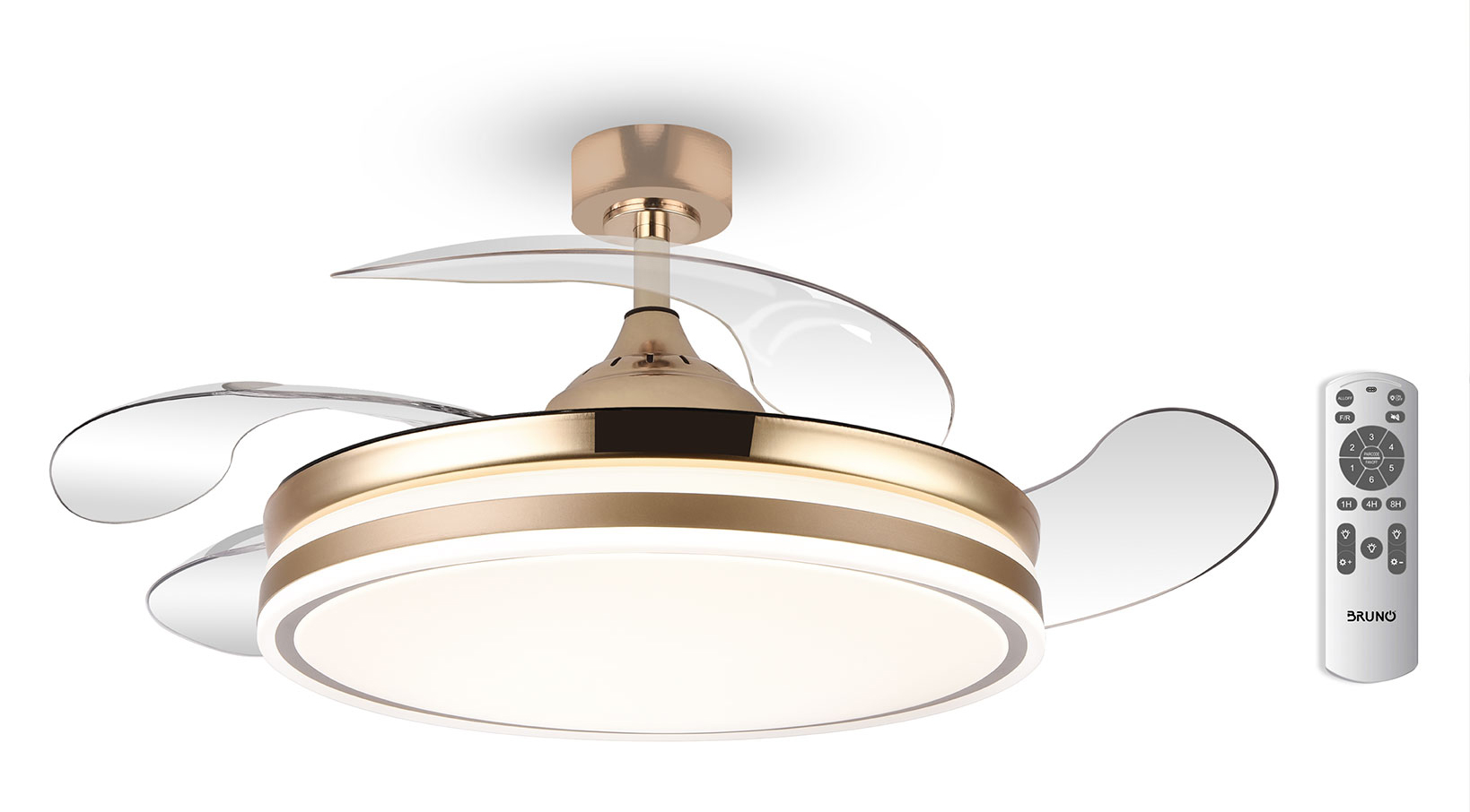 BRUNO ανεμιστήρας οροφής με LED φως BRN-0226, AC 82W, 42