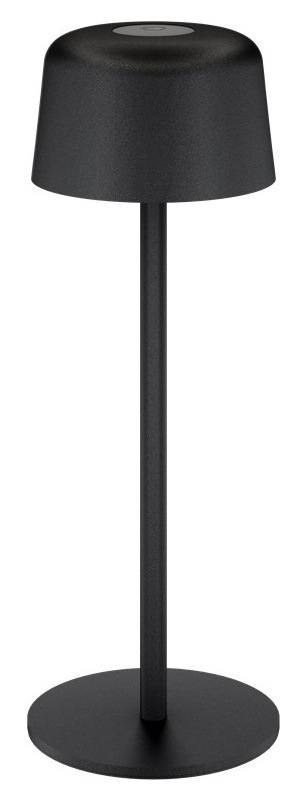 GOOBAY επιτραπέζιο φωτιστικό 77675, 3000K, dimmable, επαναφορτιζόμενο, μαύρο