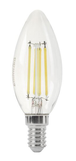 OPTONICA LED λάμπα candle C37 1429, 8W, 4500K, 710lm, E14