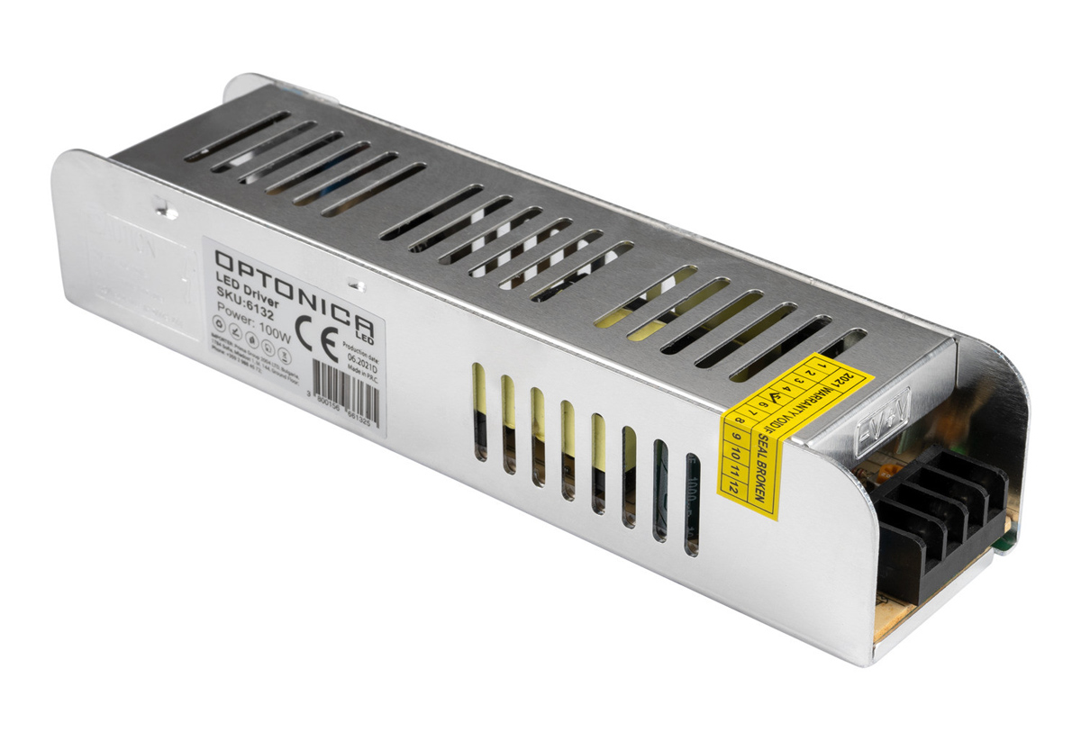 OPTONICA τροφοδοτικό LED καλωδιοταινίας 6131, 60W, 12V/5A